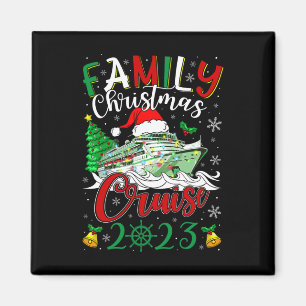 Julgruset 2023 Merry Cruisemas Boat Magnet