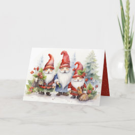 Julgryn i Snöflingor Helgkort