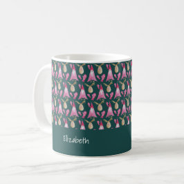Julgryn och renar med handskar kaffemugg