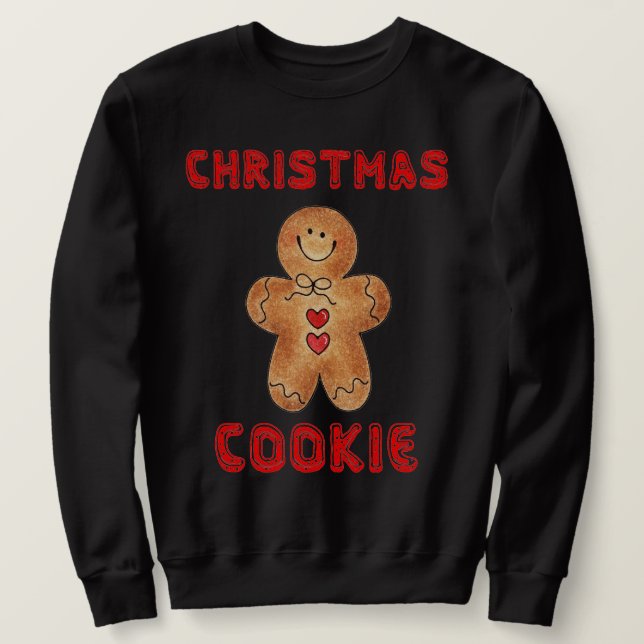 JULGRYTA Rolig Fjulig Tröja Sweatshirt Gag (Design framsida)