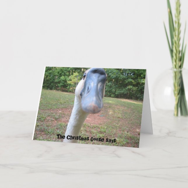 Julgubben säger: helgkort (Framsida)