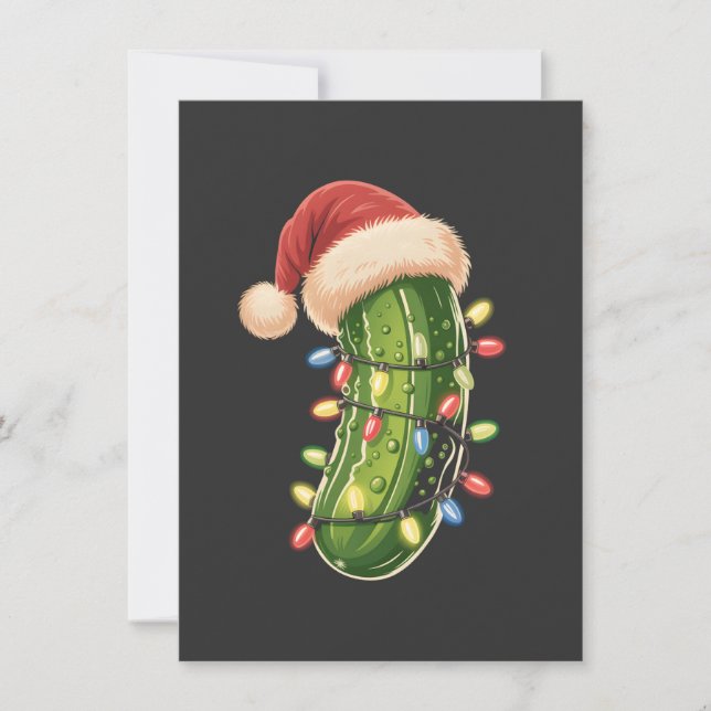 Julgurka Gurka I Xmas Ljus Gurka  Inbjudningar (Framsida)