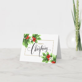 Julhagtorn Berry Gren Företags Hälsning Ho Helgkort