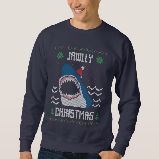 Julhaj ful sweater sweatshirt (Framsida)