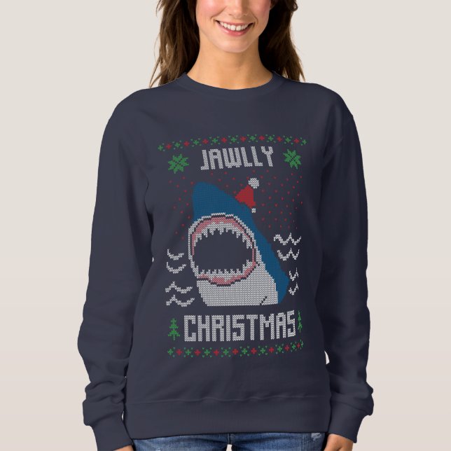 Julhaj ful sweater sweatshirt t shirt (Framsida)