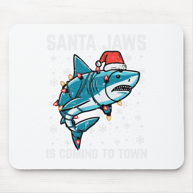 Julhaj Santa Jaws Julafton Manar Boys Kids Yout Musmatta (Framsidan)