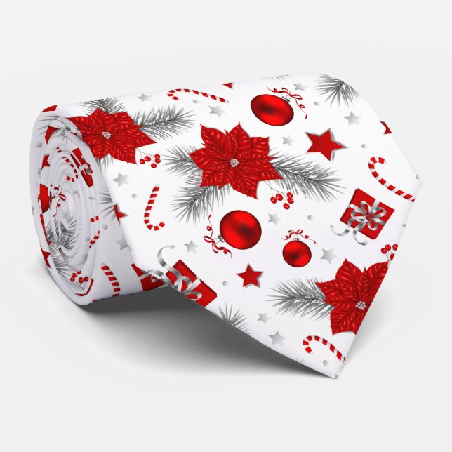 Julhalsen i dekoration mönster slips (Rullad)