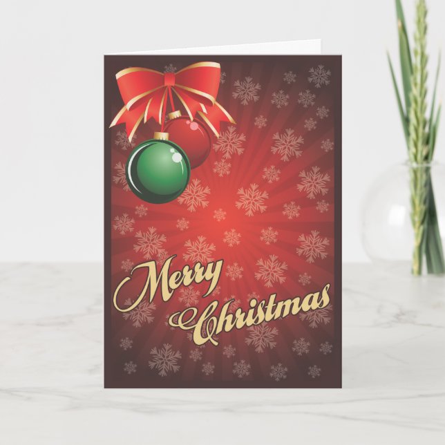 Julhälsning Card001 Helgkort (Framsida)