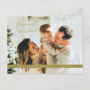 Julhälsning, familjefoto vykort