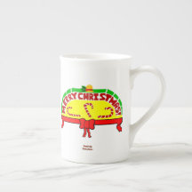 Julhälsningar Bone China Mugg