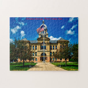 Julhälsningar- Davenport Iowa Pussel