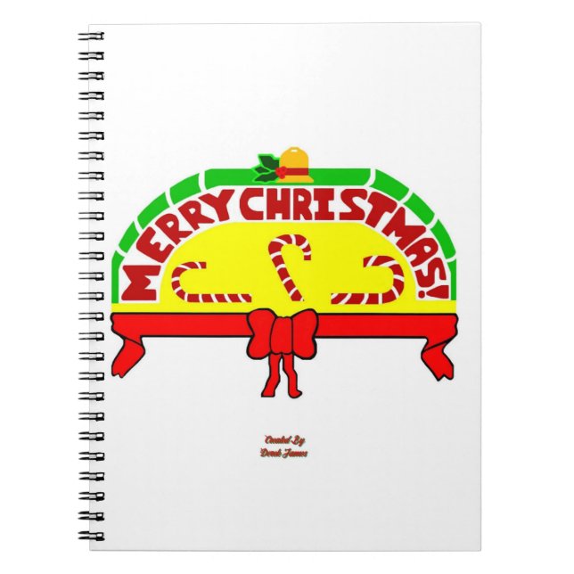 Julhälsningar, fotopatbok för Spiral Anteckningsbok (Framsidan)