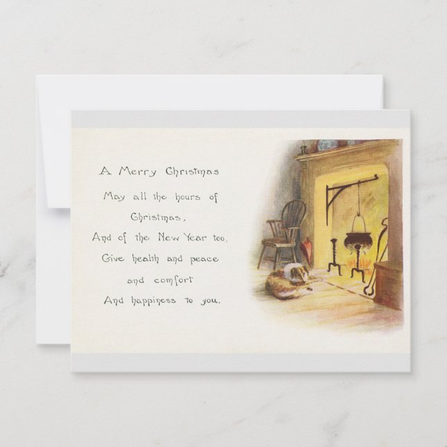 Julhälsningar från förr kort (Framsida)