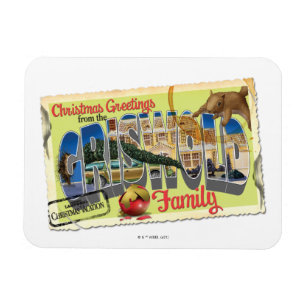 Julhälsningar från Griswold-familjen Magnet
