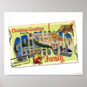 Julhälsningar från Griswold-familjen Poster
