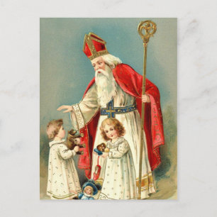 Julhälsningar från Sankt Nicholas Helg Vykort