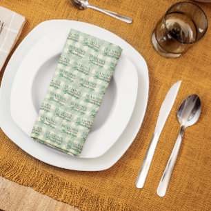 Julhälsningar Gingham Jul Kökshandduk