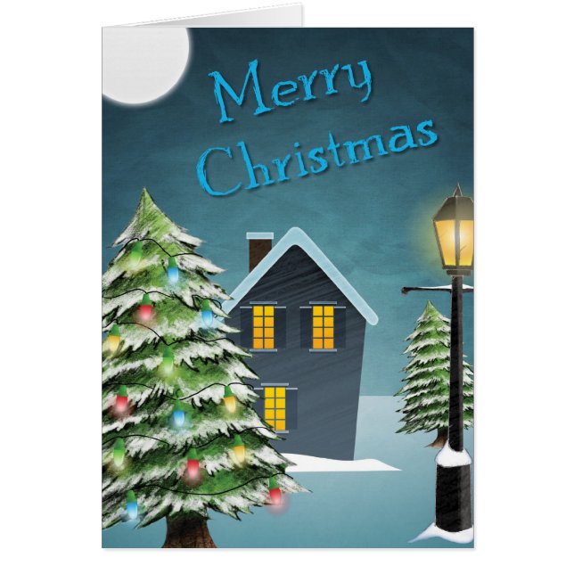 Julhälsningar Hälsningskort (Framsidan)