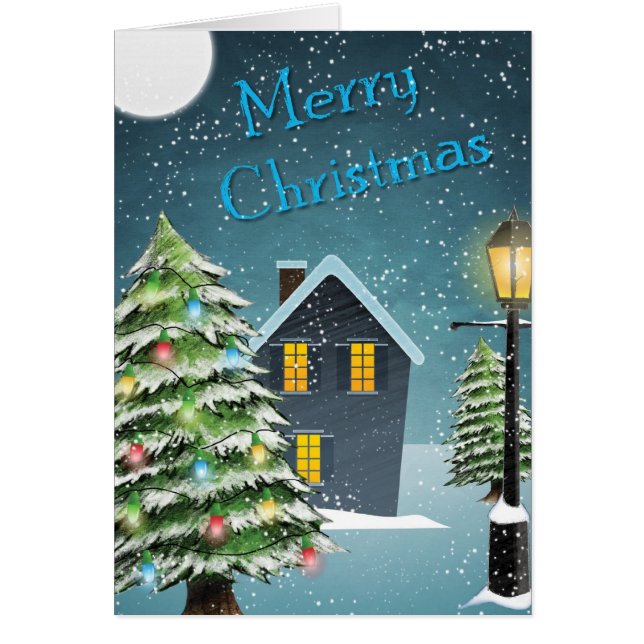 Julhälsningar Hälsningskort (Framsidan)