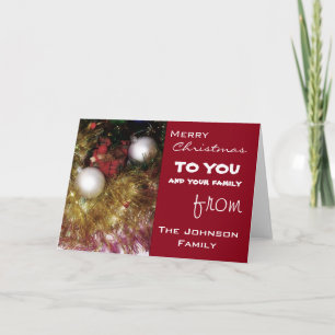 Julhälsningar Helgkort