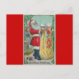 Julhälsningar i Antique Reproduction Helg Vykort