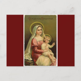 Julhälsningar i Antique Reproduction Helg Vykort