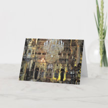 Julhälsningar Insida i en ortodox kyrka