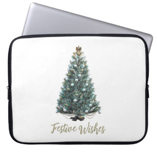 Julhälsningar. Julgran design Laptop Fodral
