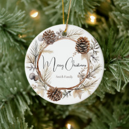 Julhälsningar Julgransprydnad Keramik