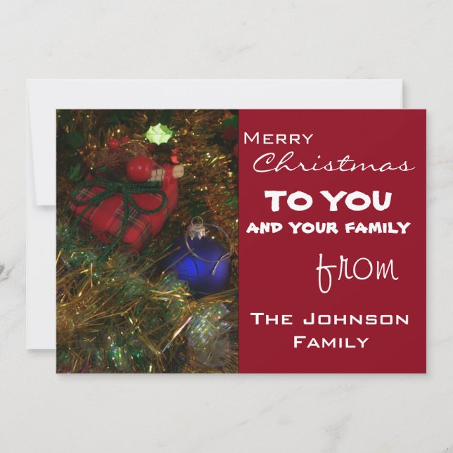 Julhälsningar Julkort (Framsida)