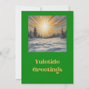 Julhälsningar julkort