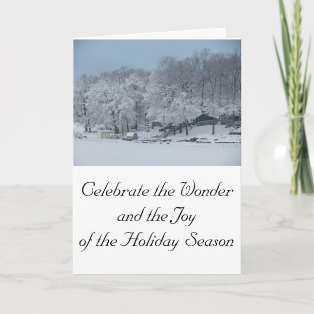 Julhälsningar kort (Framsida)