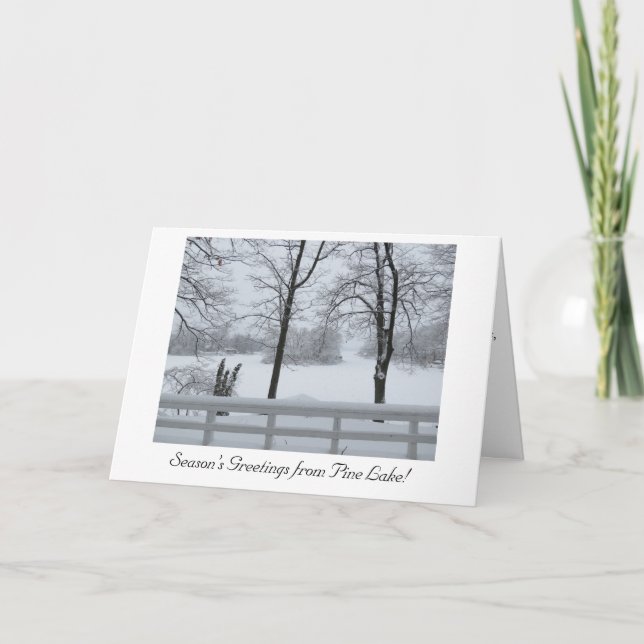 Julhälsningar kort (Framsida)