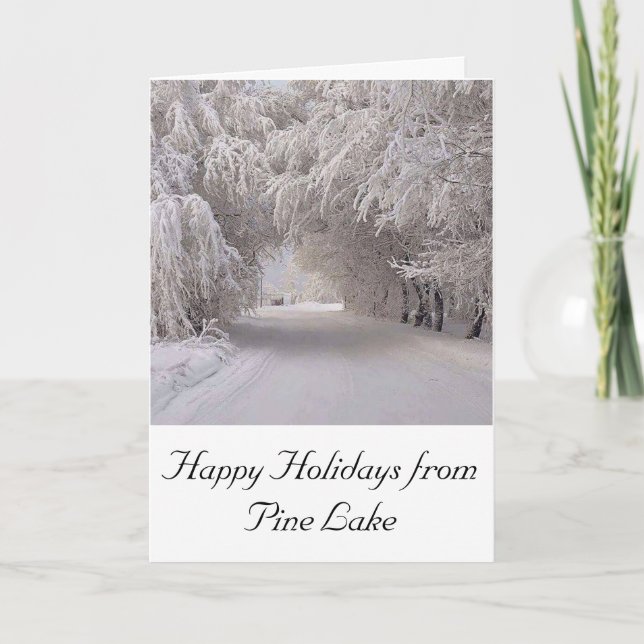 Julhälsningar kort (Framsida)