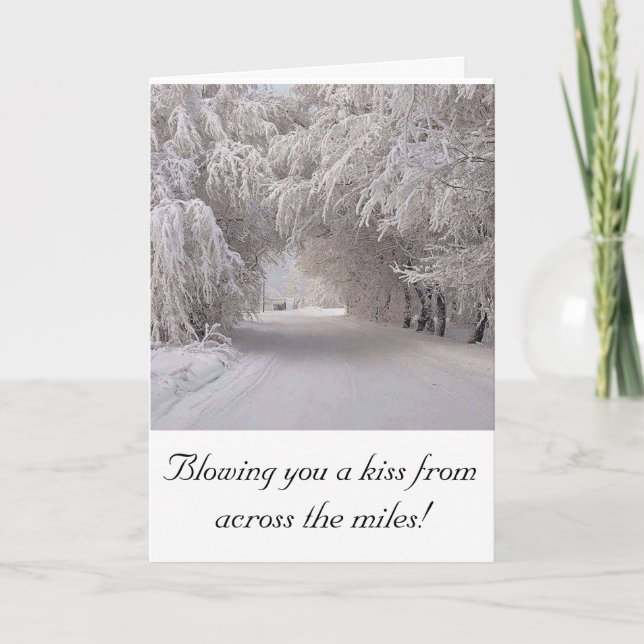 Julhälsningar kort (Framsida)