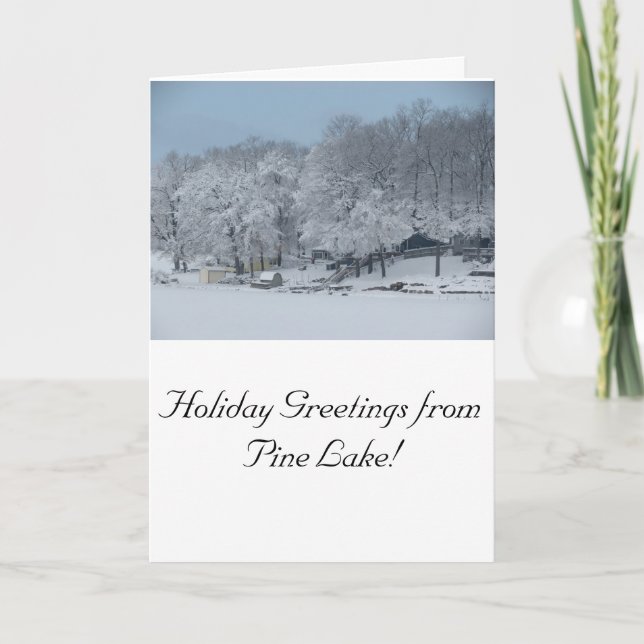 Julhälsningar kort (Framsida)