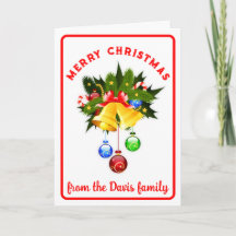 Julhälsningar kort för Anpassningsbar i god jul