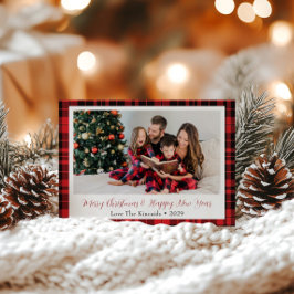 Julhälsningar kort för Buffalo Play-familjens foto