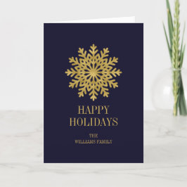 Julhälsningar kort för Elegant Snowflake