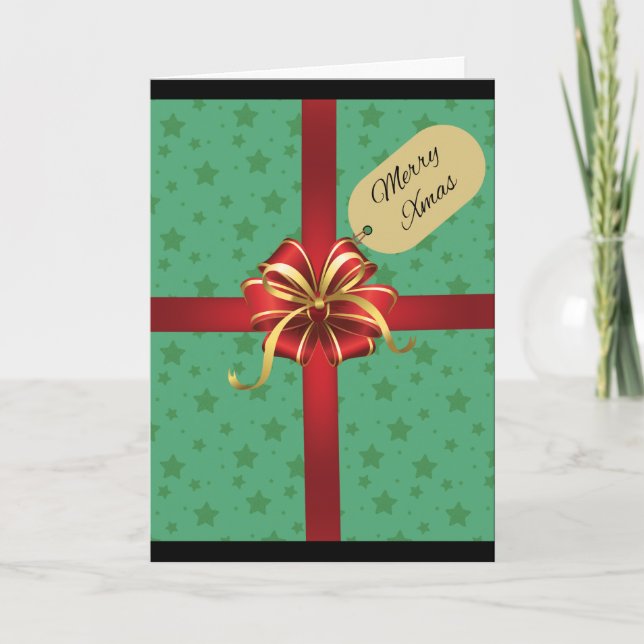 Julhälsningar kort för god jul (Framsida)