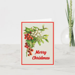 Julhälsningar kort för God jul Retro