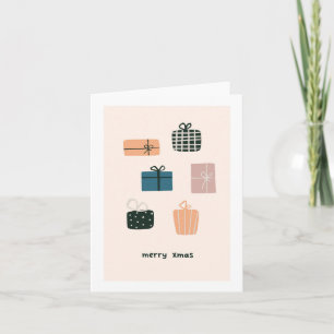Julhälsningar kort för Hand plockade