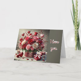 Julhälsningar kort för Kärlek Alla hjärtans dag