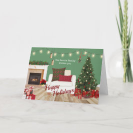 Julhälsningar kort för komfort och Joy Armboard