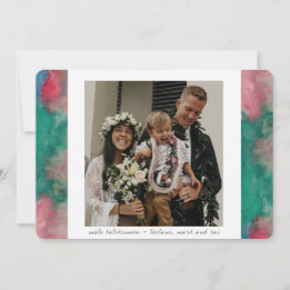 Julhälsningar kort för tropisk vattenfärg