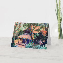 Julhälsningar kort för Woodside Store