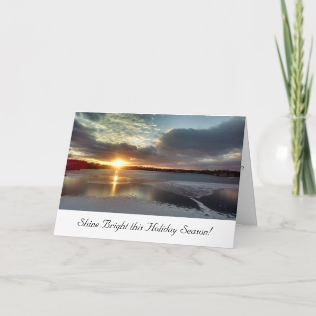 Julhälsningar kortet kort (Framsida)