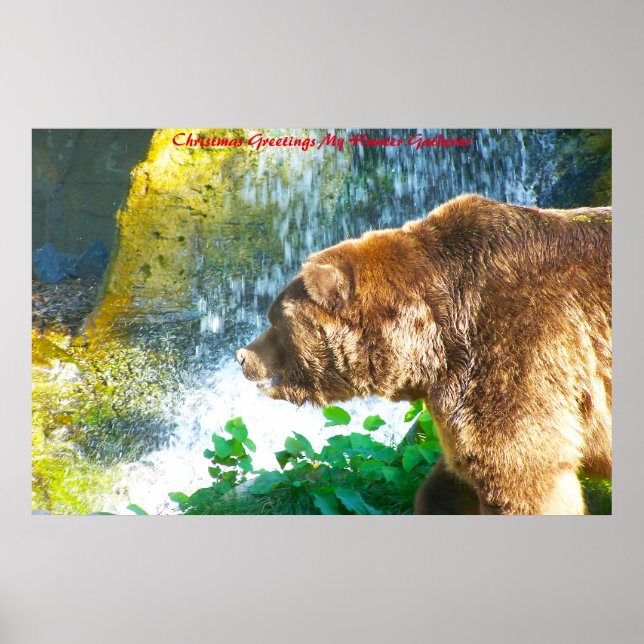 Julhälsningar Min Jägare Samlare Poster (Framsidan)