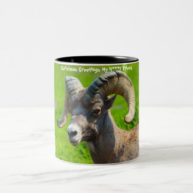 Julhälsningar Mina honungsvänner Två-Tonad Mugg (Center)