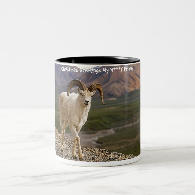 Julhälsningar Mina honungsvänner Två-Tonad Mugg (Center)